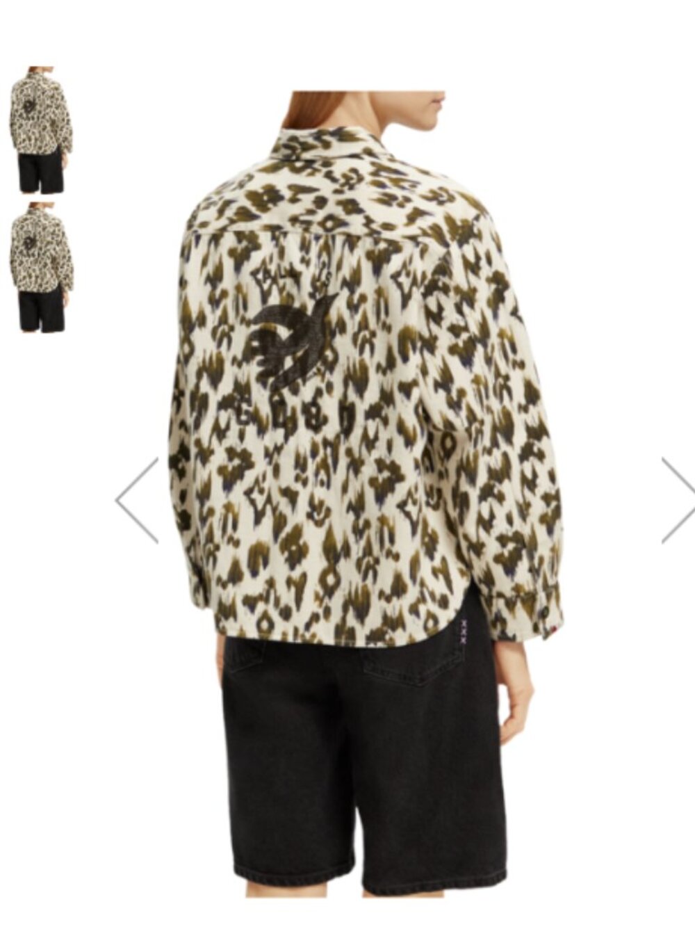 Scotch and Soda BRUSHED IKAT ARMY Shirt